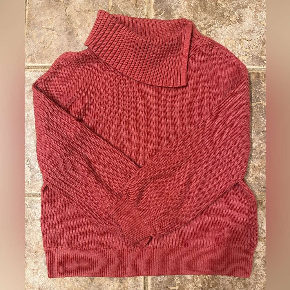 Talbots Salmon Turtle Neck Sweater